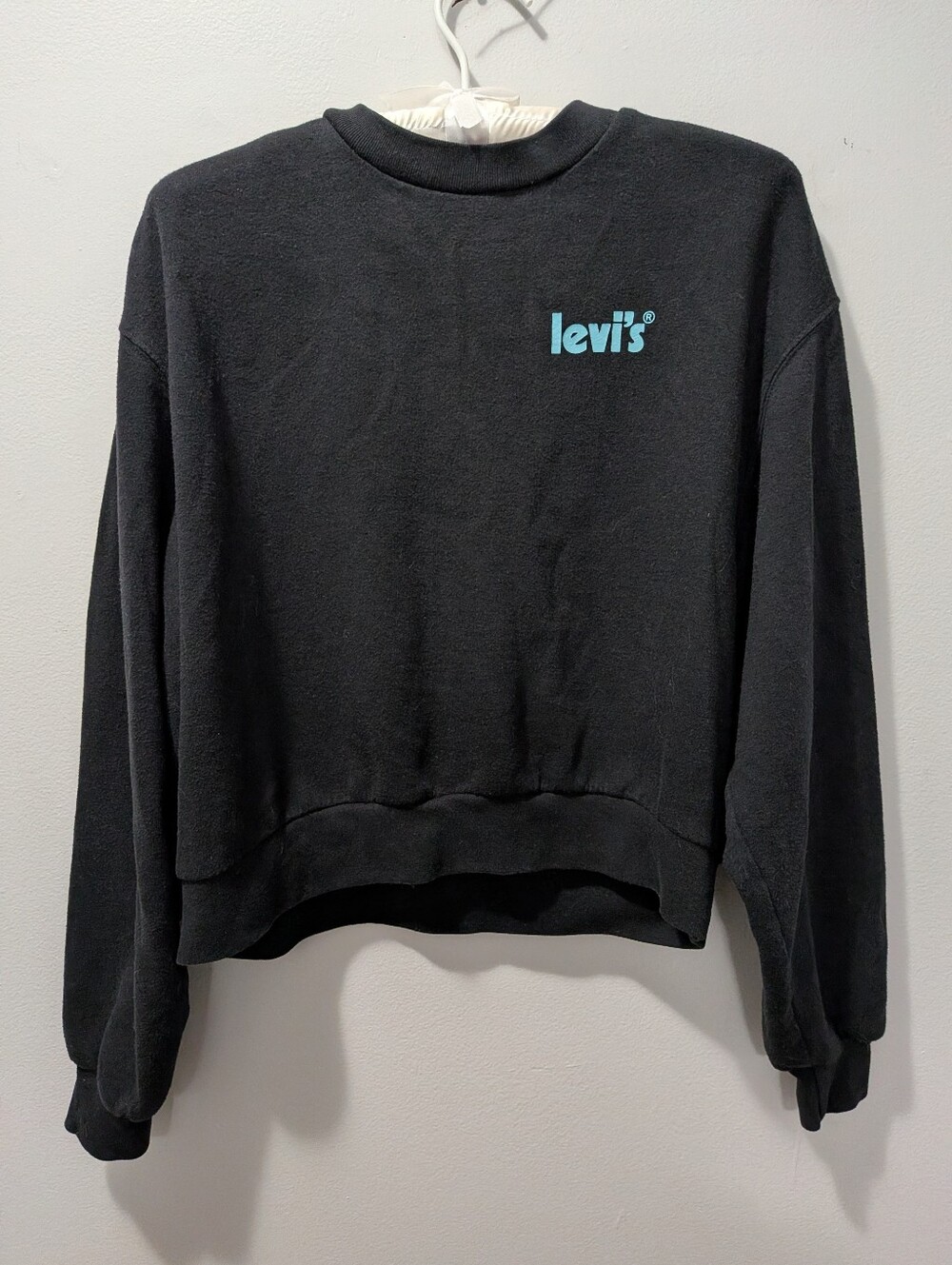 Levi's California Rainbow Sweatshirt Black Loose Fit XS